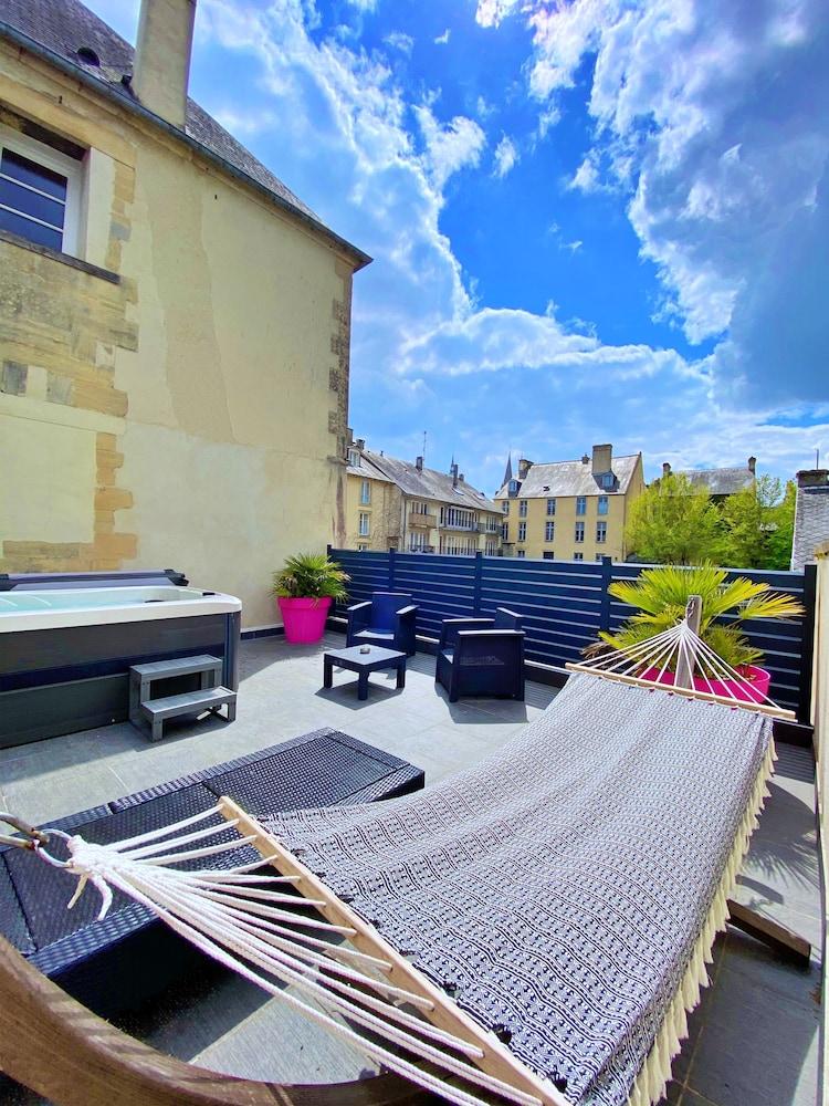 Grand Hôtel du Luxembourg et La Table du Grand Luxembourg Bayeux Exterior foto